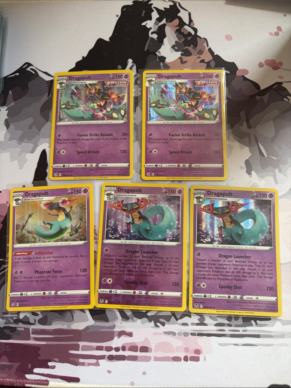 Dragapult Reverse Holo Pokémon Card Lot Multiple Artworks TCG ✨5/$25✨